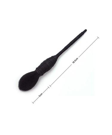 1PC Handmade Rattan Handle Makeup Brush - Professional Tricolor Powder & Blush Brush for Flawless Blending | Shop Now for International Shipping - Buy Online on SooperMarket.com