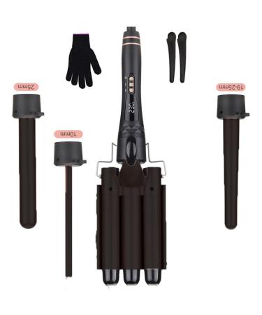 Crimper Crimper for Black Women Cepillo Alisador de Cabello - Gold