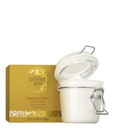 AVON Planet Spa RADIANCE RITUAL body butter in a jar in a gift box *NEW*OVP*