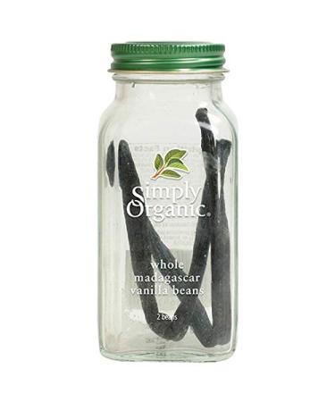 Simply Organic Whole Madagascar Vanilla Beans, Certified Organic | Vanilla planifolia Andr. 1