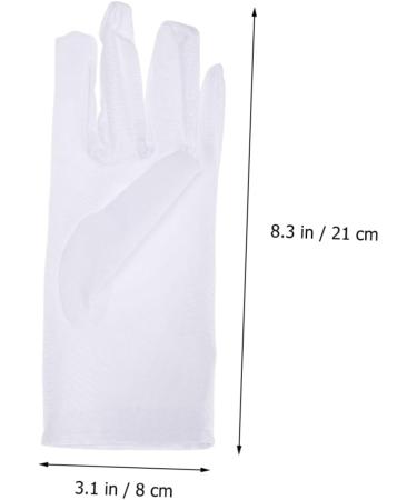 10 Pairs Womens Glives Protective Working Work Sun Guantes para De Mujer Industrial Miss White Elastic - Buy Online on SooperMarket.com