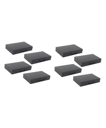 Angoily 8 Pcs Magnetic Makeup Palette Makeup Pallets Makeup Palettes Magnetic Tray Make up Palette Lipstick Palette Makeup Dedotting Eyeshadow Empty Eye Shadow Pallet Easy to Carry Mini 4.5X7.2CMx2pcs Black 3x2pcs