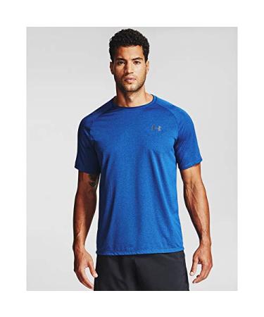 Under Armour Men's Tech 2.0 Novelty Short-sleeve T-shirt Royal Blue (400)/Black Large