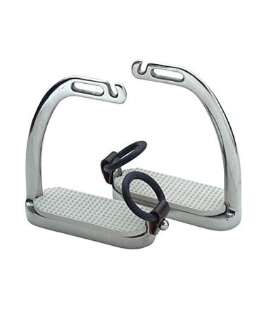 YNR Black Peacock Safety Irons Stirrups - Rubber Rings & Leather Clips Replacement Tabs - 1 Pair - Buy Online on SooperMarket.com