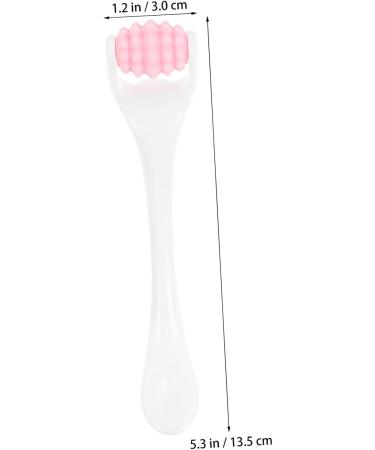 Silicone Face Roller - Beauty Tool for Firming & Massaging | Portable Pink Facial Massager | International Shipping - Buy Online on SooperMarket.com