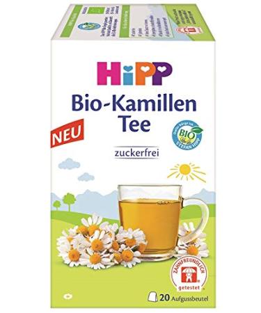 Hipp Organic Tea Drinks Organic Chamomile Tea Pack of 6 (6 x 30 g) H 3614 Chamomile Tea Bags 30g 30g Chamomile Tea Bags