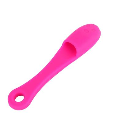 Silicone Face Cleansing Brush Blackhead Removal Pore Cleaner Massage Tool Dark Rose Red