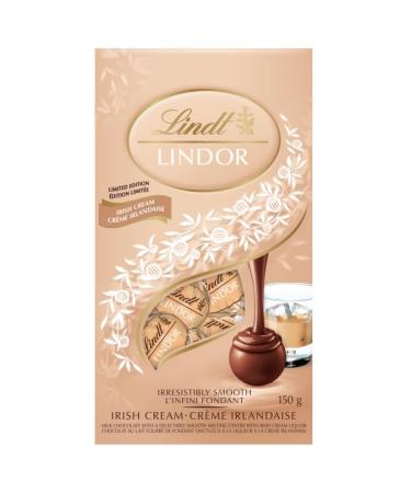 Lindt LINDOR Irish Cream Truffles 150 Gram Bag Limited Edition Christmas Chocolate