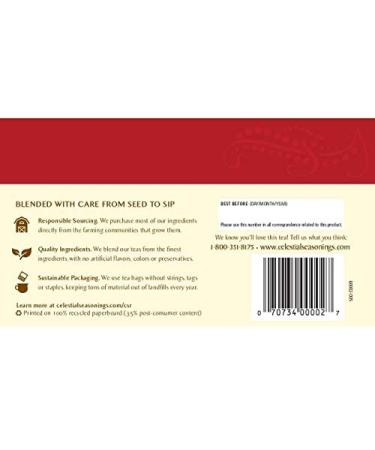 Celestial Seasonings Red Zinger Herbal Tea - Caffeine Free, 20 Tea Bags x 6 Packs - Buy Online on SooperMarket.com
