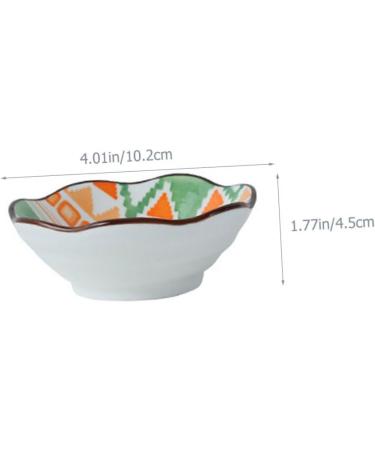 Zerodeko 6pcs Ceramic Saucer Mini Serving Dish Seasoning Bowl Dipping Sauce Plates para Mini Postres Small Ceramic Dish Seasoning Dish Sauce Bowl Dip Dishes Dipping Dish Ceramics re-usable - Buy Online on SooperMarket.com