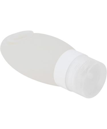 Zerodis Portable Silicone Cosmetic Storage Bottle for Outdoor Travel - Lightweight and Shampoo Bottle for Camping (White) - Buy Online on SooperMarket.com