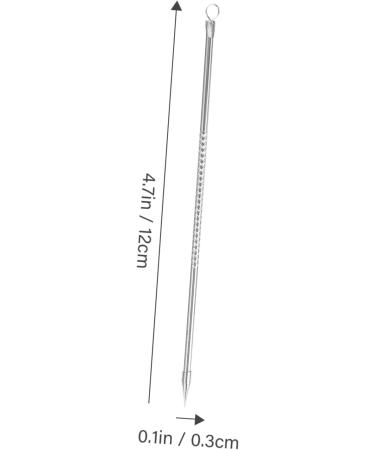 WOONEKY 1 Set Blackhead Removal Tool Specialty Tools Pimple Tool Pimple Remover Stainless Steel Silver - Buy Online on SooperMarket.com