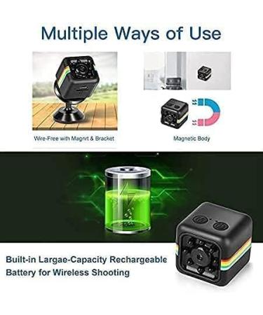 Mini WiFi Hidden Spy Camera for Home Security - Pet/Baby Monitor, Indoor/Outdoor, Real-Time Mobile Viewing - Buy Online on SooperMarket.com