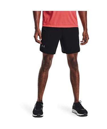 Under Armour Men's Launch Run 7-inch Shorts Black/Reflective Medium