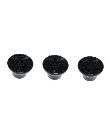 NOLITOY 3pcs Curly Hair Dryer Diffuser Best Diffuser for Curly Hair Curl Blow Dryer Hair Diffuser Attachment Hair Difuser Wavy Hair Dryer Blow Dryer for Curly Hair Wave Travel Connector Size 1x3pcs Blackx3pcs
