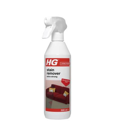 HG Stain Remover Extra Strong Carpet Cleaner Spray & Upholstery Cleaner by HG Cleaning Products Removes Deely Ingrained Marks Effective for Most Types of Fabrics - 500ml (144050106)