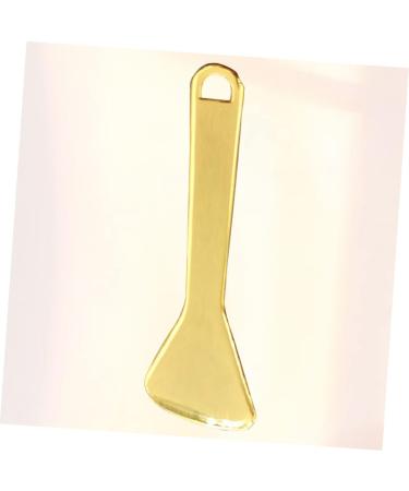 FOMIYES Eye Cream Spoon Facial Lift Roller Puffiness Eye Tools Facial Cream Brush Mini Cosmetic Spoon Face Cream Spoon Beauty Scoop Spatula Eye Creams Zinc Cream Spoon Scraping Board Metal 7x2.5cm Golden - Buy Online on SooperMarket.com