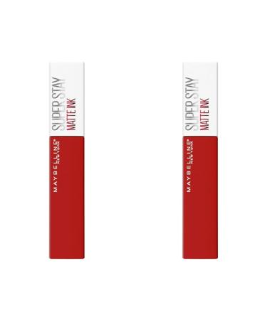 Maybelline Superstay Matte Ink Orange Red Liquid Lipstick 330 Innovator 5 ml (Pack of 2) 330 Innovator 5 ml (Pack of 2)