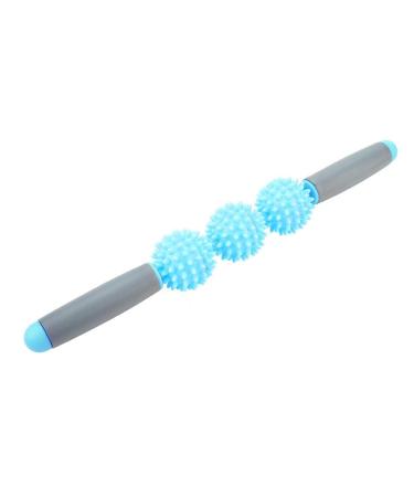 East buy Yoga Stick Muscle Roller Stick Cellulite Spiky Ball for Back Arms Shoulder Leg (Blue)