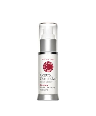 CONTROL CORRECTIVE Firming Tri-Peptide Serum 1 Oz - Supports Skin Strength Improves Skin Laxity Collagen Elastin Skin Nourishing Hyaluronic Acid & Active Peptide Serum For Firming And Hydration