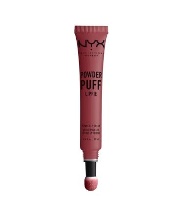 NYX PROFESSIONAL MAKEUP Powder Puff Lippie Lip Cream  Liquid Lipstick - Squad Goals (Tea Rose Pink) Squad Goals 0.40 Fl Oz (Pack of 1)