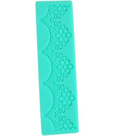 HOMSFOU 4 Pcs Cakesicles Mold De para Gelatinas Silicone Molds Cake Mold Cake Toppers Cake Decorations Fondant Molds DIY Mould Silicone Baking Mold 3D Fringe Lace 17.5X4.8CMx2pcs Greenx2pcs - Buy Online on SooperMarket.com