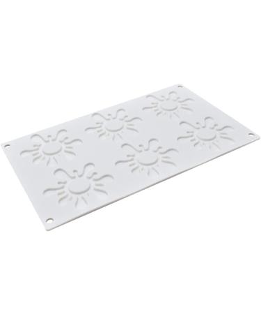 Zerodeko 3pcs Candy Decor Cupcake Decorations Silicone Cookie Mold Fondant Molds Cookie Stencils Cake Stencils Gummy Molds Sunflower Mold Cookie Molds Candy Molds White Chocolate Cake Mold mediumx3pcs Whitex3pcs - Buy Online on SooperMarket.com
