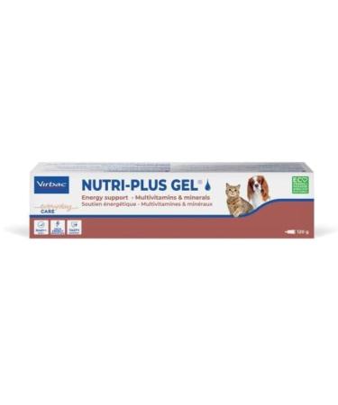 Virbac Nutri-Plus gel |120 G |Supplementary feed for dogs and cats for nutritional supplements and convalescence |Appetite highly concentrated energy source 120 g (1 Pack)