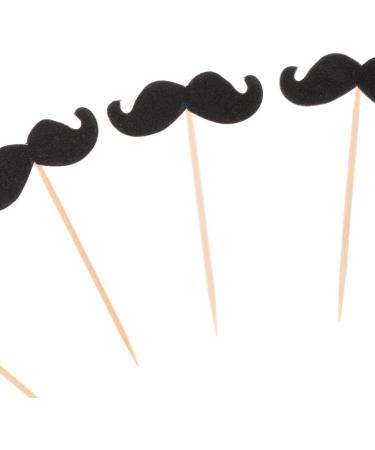 Luzhengyang 20pcs Mustache Stick Cupcake Birthday Wedding Cake Topper - Buy Online on SooperMarket.com