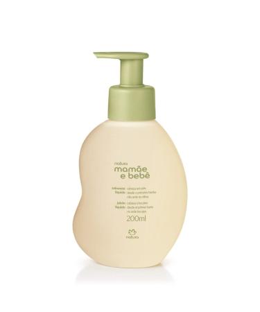 NATURA - Mamae e Bebe Gentle Baby Cleansing Gel for Hair and Body - Baby Care - Gentle Cleanser - Dermatologically Tested - Approved by Paediatricians - 100% Vegan - 200ml