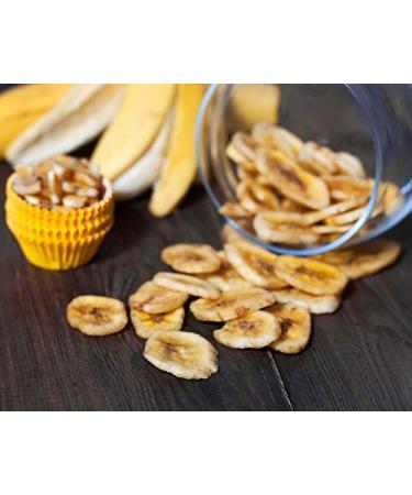 Organic Banana Chips 5 Pounds - Sweetened, Unsulfured, Non-GMO, Kosher, Vegan - Bulk 1 Pack - Buy Online on SooperMarket.com