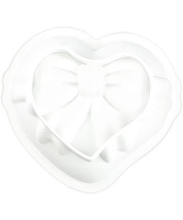 MAGICLULU 2pcs Love Mold Heart Molds Silicone Mold Mini Cake Mold Ice Cube Molds Butter Molds Breakable Heart Mold Baking Pans Silicone Candy Mold White Mousse Flower Model Silica Gel 3D - Buy Online on SooperMarket.com