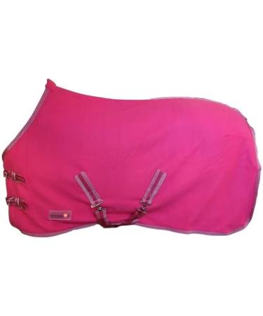 RL24 Sweat Rug BASICLINE - Breathable Fleece Transport Blanket for Horses - Pink 85cm - Buy Online on SooperMarket.com