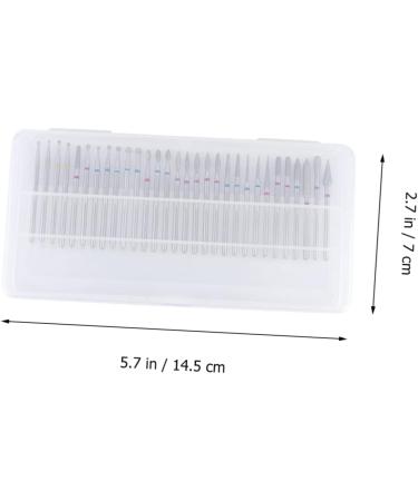 minkissy 1 Box Acrylic Nail File Drill Bit Cylinder Head Nail Art Kit Grinding Head for Nail Grinding Head Polisher Nail Care Polishing Drill Nail Goue Nail Drill To Rotate Manicure Suite - Buy Online on SooperMarket.com