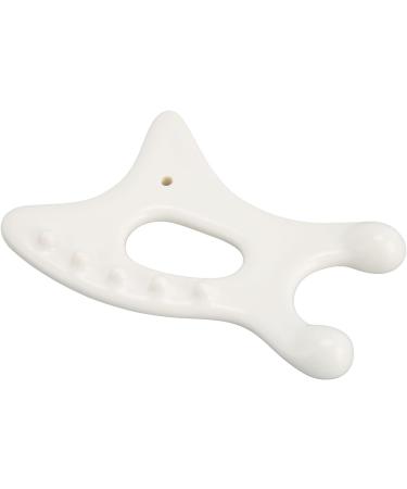 Ergonomic Ceramic Gua Sha Massager with Rounded Edges | International Shipping | Best Body Massage Tool - Buy Online on SooperMarket.com