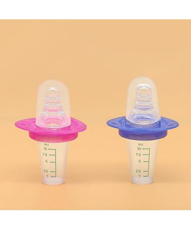 Tomaibaby 2pcs Baby Liquid Medicine Dispenser & Pacifier Feeder - Pink | Infant Feeding Supplies - Buy Online on SooperMarket.com