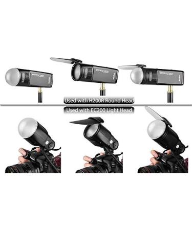 Godox AK-R1 Round Flash Head Accessories Kit for V1 Speedlight - Compatible with AD200 AD200pro Pocket Flash - Buy Online on SooperMarket.com