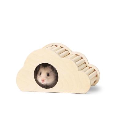 Eyksta Hamster House Wooden Hamster Hideout Hamster House Stairs Toy Hamster Accessories 17 * 8.5 * 8.8 cm 17*8.5*8.8