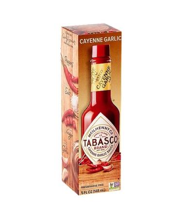 Buy TABASCO Cayenne Garlic Sauce 148ml - Authentic Chili Sauce | International Shipping Available - Buy Online on SooperMarket.com
