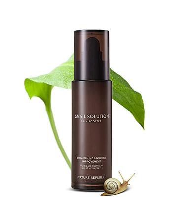 Nature Republic New Snail Solution Skin Booster(130ml) Emulsion(120ml) Cream(52ml) Intensive Skin Care (Skin Booster)