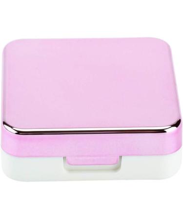 Akozone Contact Lens Container Set - Cute Pink Travel Storage Box with Mirror | Eye Care & Reflective Coverage for International Shipping - Buy Online on SooperMarket.com