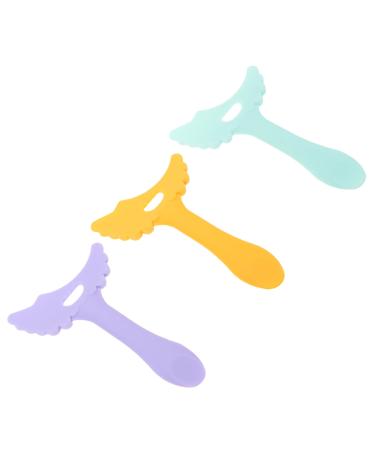 Mikinona Eyeliner Tool 3 Pcs Tool Eyeshadow Silicone Eyeliner Stencils Silicone Makeup Stencil Auxiliary Make up Applicator
