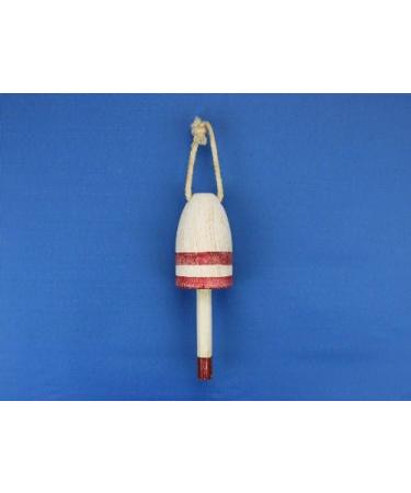Hampton Nautical Vintage Dark Red Maine Lobster Trap Buoy 7 - Buy Online on SooperMarket.com