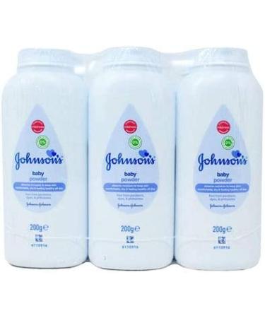 Johnson's Baby Powder Talc Talcum Soft Skin Care Protect Bottles - 6 Pack 200g - Buy Online on SooperMarket.com