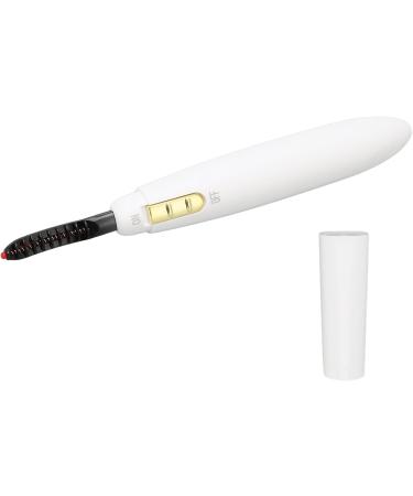 Verdant Touch Electric Eye Lashes Curler Heated Eyelash Curler Battery-Powered Electric Eye Lashes Curler Quick Heating Long Lasting Rechargeable White - Buy Online on SooperMarket.com