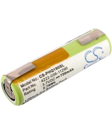 Replacement Battery for Philips Norelco RQ1280 RQ1290 Smarttouch-XL RQ1050 - 750mAh/3.7V Compatible Parts 036-11290 4222-036-06410 4222-036-11290 - International Shipping Available - Buy Online on SooperMarket.com