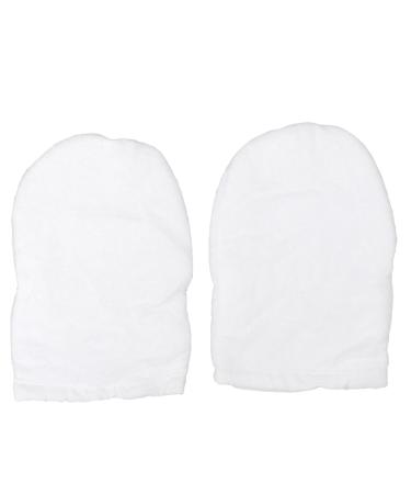 FOMIYES Set Paraffin Foot Bath Liner Paraffin Bath Bags Paraffin Bath Sock Liners Paraffin Wax Gloves Heat Gloves Hand Spa Cover Mittens Insulated Gloves Product White Thicken