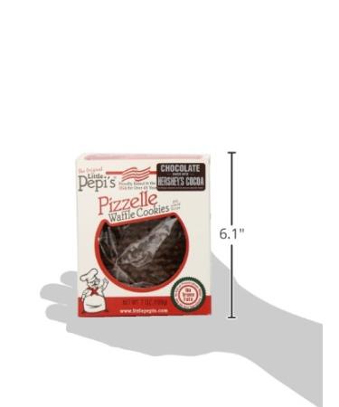 Little Pepi's Chocolate Pizzelles - 7 Ounce (Pack of 1) - Buy Online on SooperMarket.com
