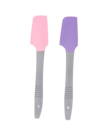 Wioneky 2st Laspber made of silicone wax silicone spatula Large hard wax pencils crafting rods grow non-stick wax spatula silicone grow with silicone pebble gel hair removal moisture cream