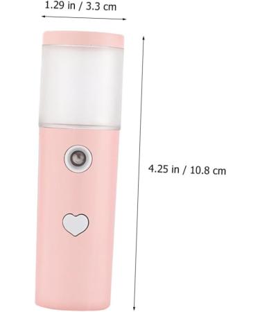 Baluue Facial Humidifier Mini Humidifier Facial Mist Sprayer Skin Moistener Nano Misting Sprayer Abs Pink - Buy Online on SooperMarket.com